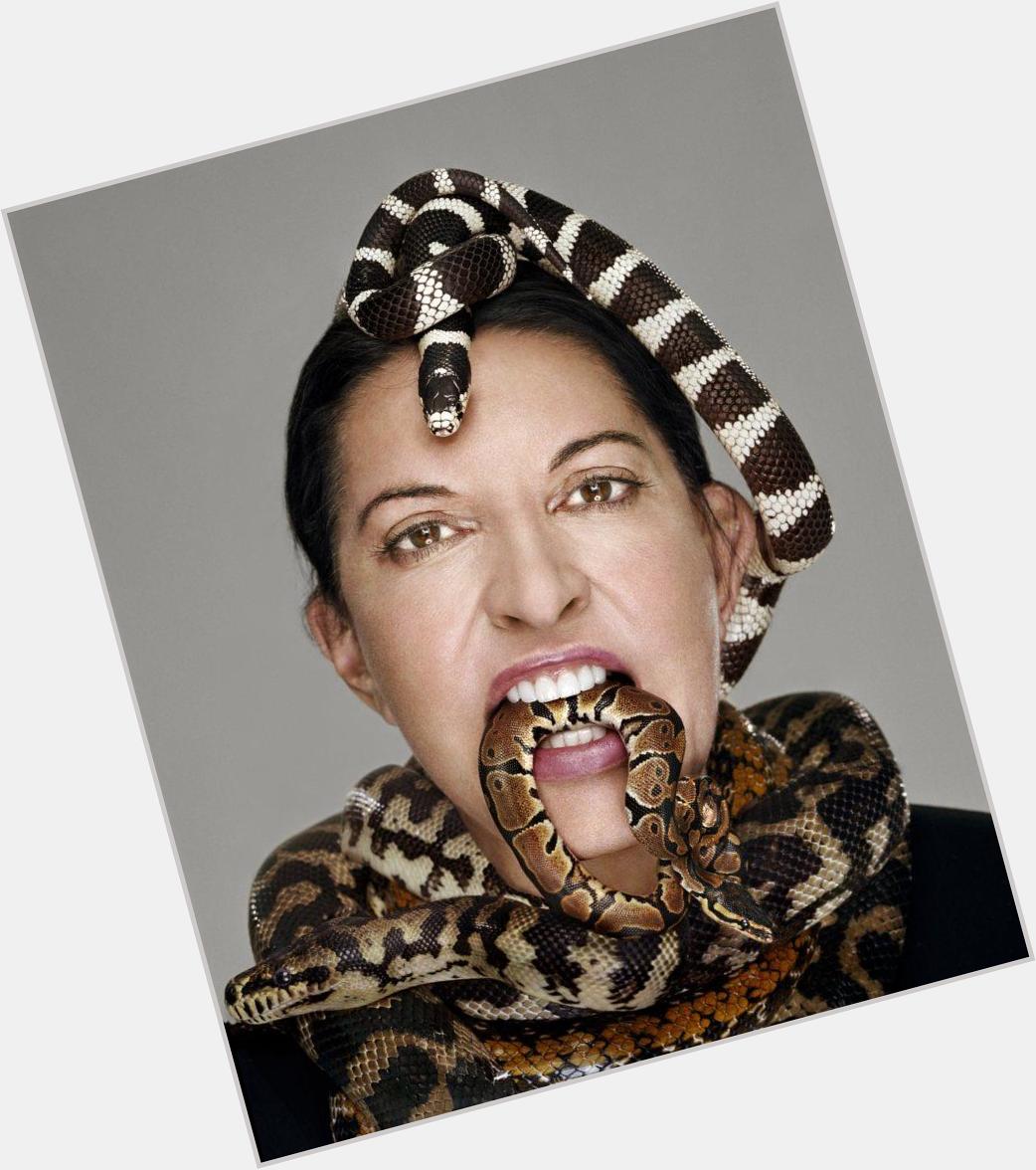 HAPPY BIRTHDAY marina abramovic. A WOMEN WHO HAS TAUGHT ME NOT TO GIVE A FUCK   