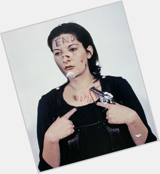 Happy birthday marina abramovic, I ve never been as enamoured by someone as quickly as u 