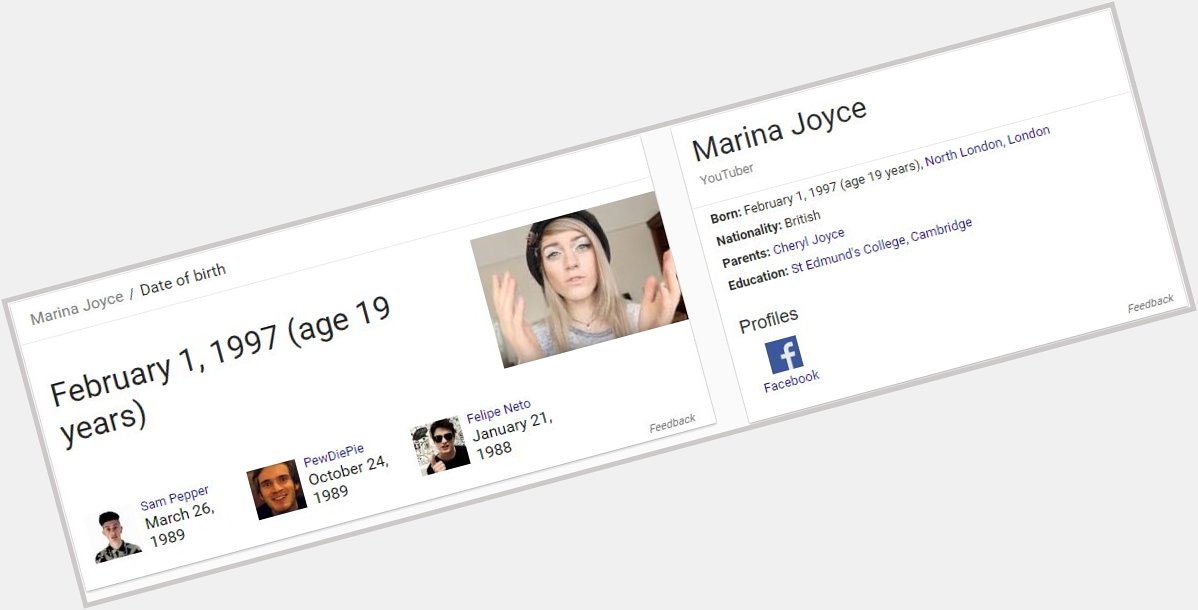 Happy Birthday Marina Joyce! Cheers! :D 