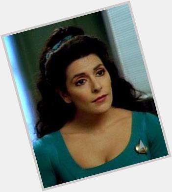 Another birthday! 
Many happy returns and best wishes to Counselor Deanna Troi AKA Marina Sirtis. 