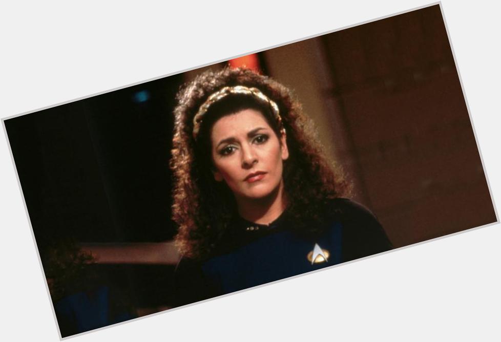 We\re sensing that birthday wishes are due for   Deanna Troi. Many happy returns! 