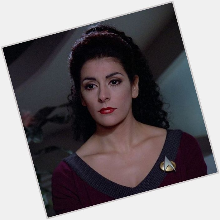 Happy 65th Birthday goes out to Marina Sirtis born today in 1955. 