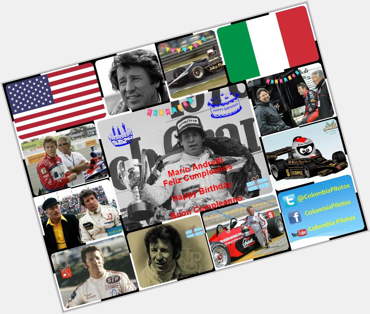     Mario Andretti Feliz Cumpleaños
Happy Birthday
Buon Compleanno 