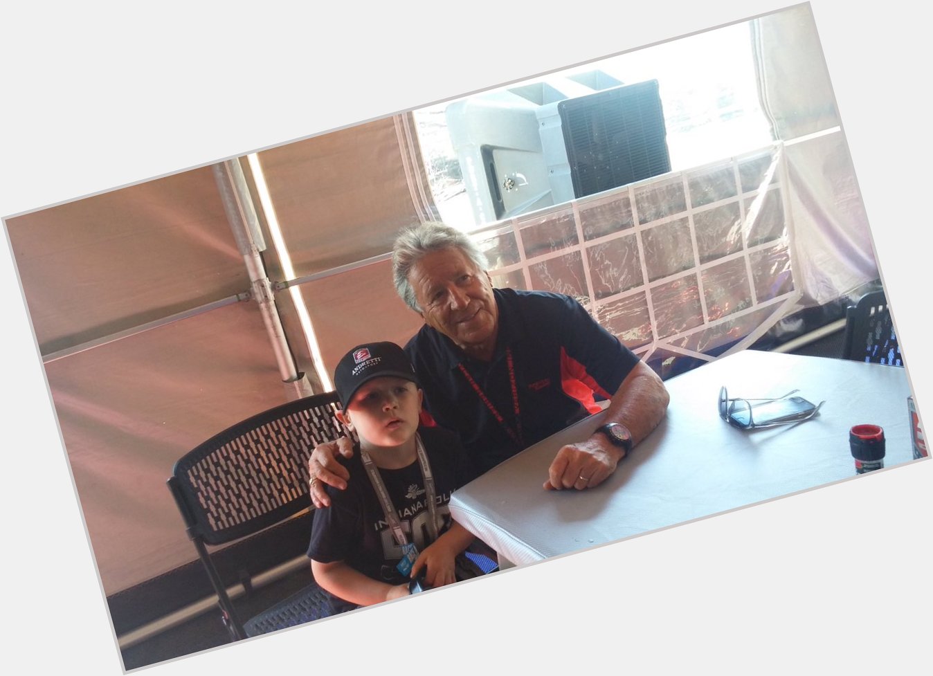 Happy birthday to the legend Mario Andretti.  Thank you for the memory of a lifetime for my son, Collin. 