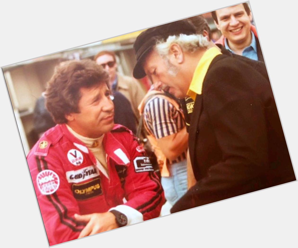 Happy Birthday Mario Andretti
Pictured with Colin Chapman 
Early JPS Dream Team     