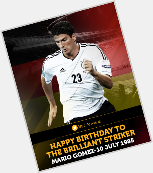 Happy Birthday to the brilliant striker Mario Gómez García !(age 30)    