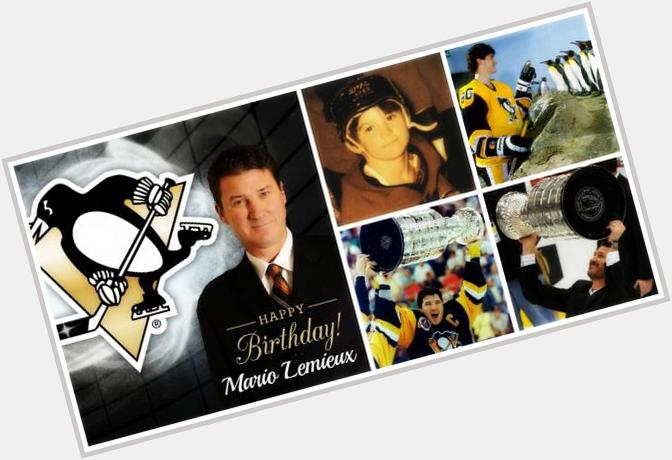 " Wishing co-owner/Hall of Famer/ icon/ legend/ immortal Mario Lemieux a Happy 49th Birthday! 