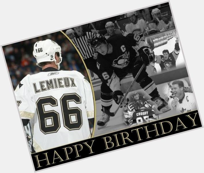 This to wish Mario Lemieux a very Happy 49th Birthday!!! 
