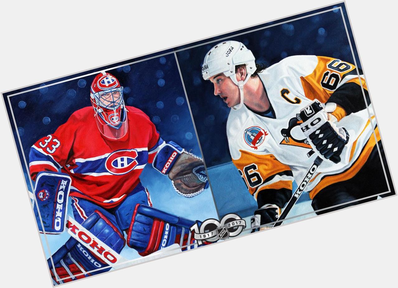 Every October 5th I shake me head in disbelief.  
Happy Birthday to Patrick Roy and Mario Lemieux. 