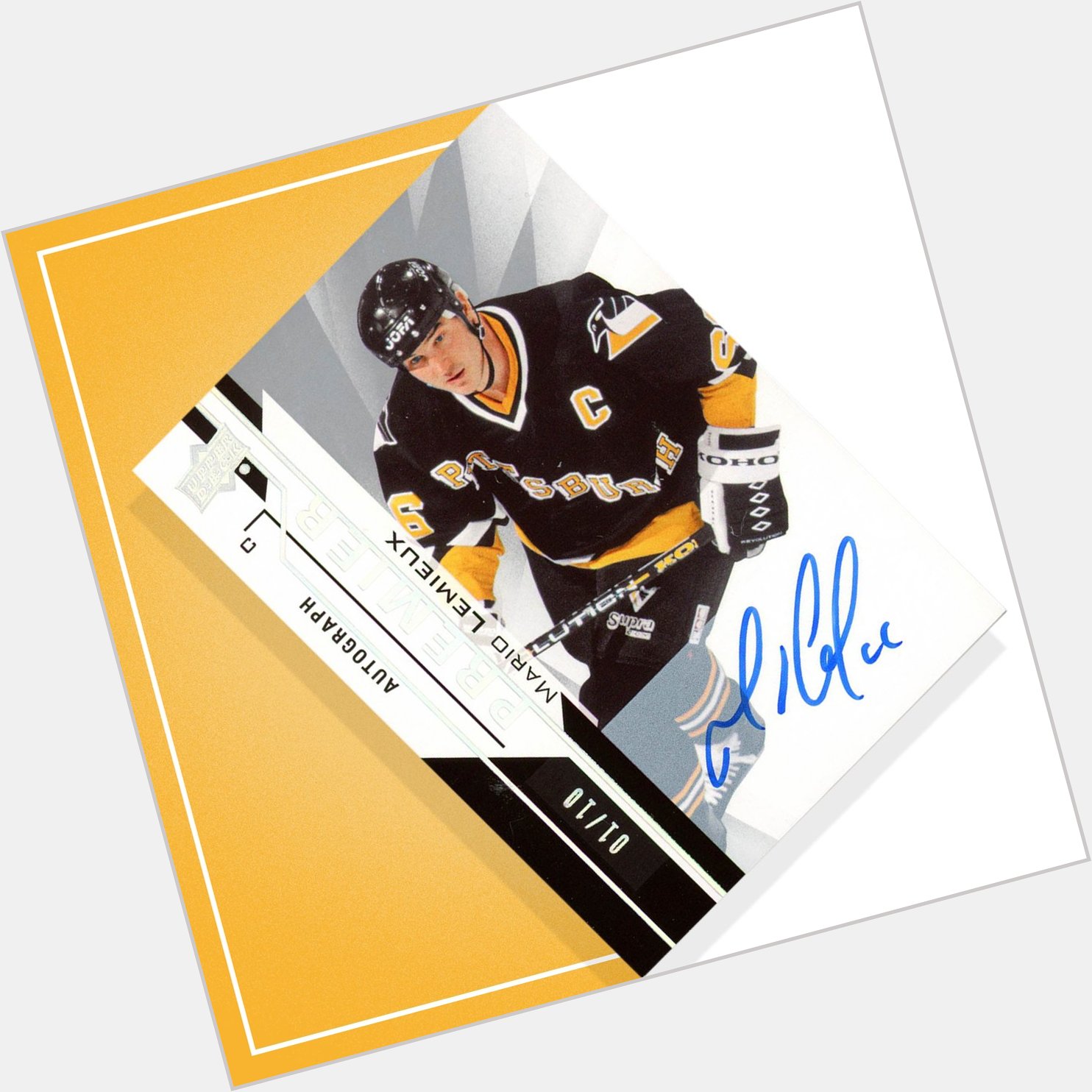 Happy Birthday to Mario Lemieux! This card will be up for auction Wednesday at  