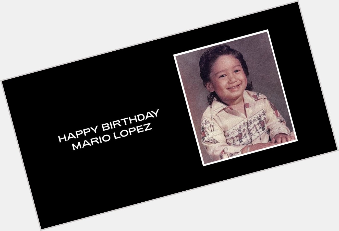  Happy Birthday Mario Lopez & Mya  