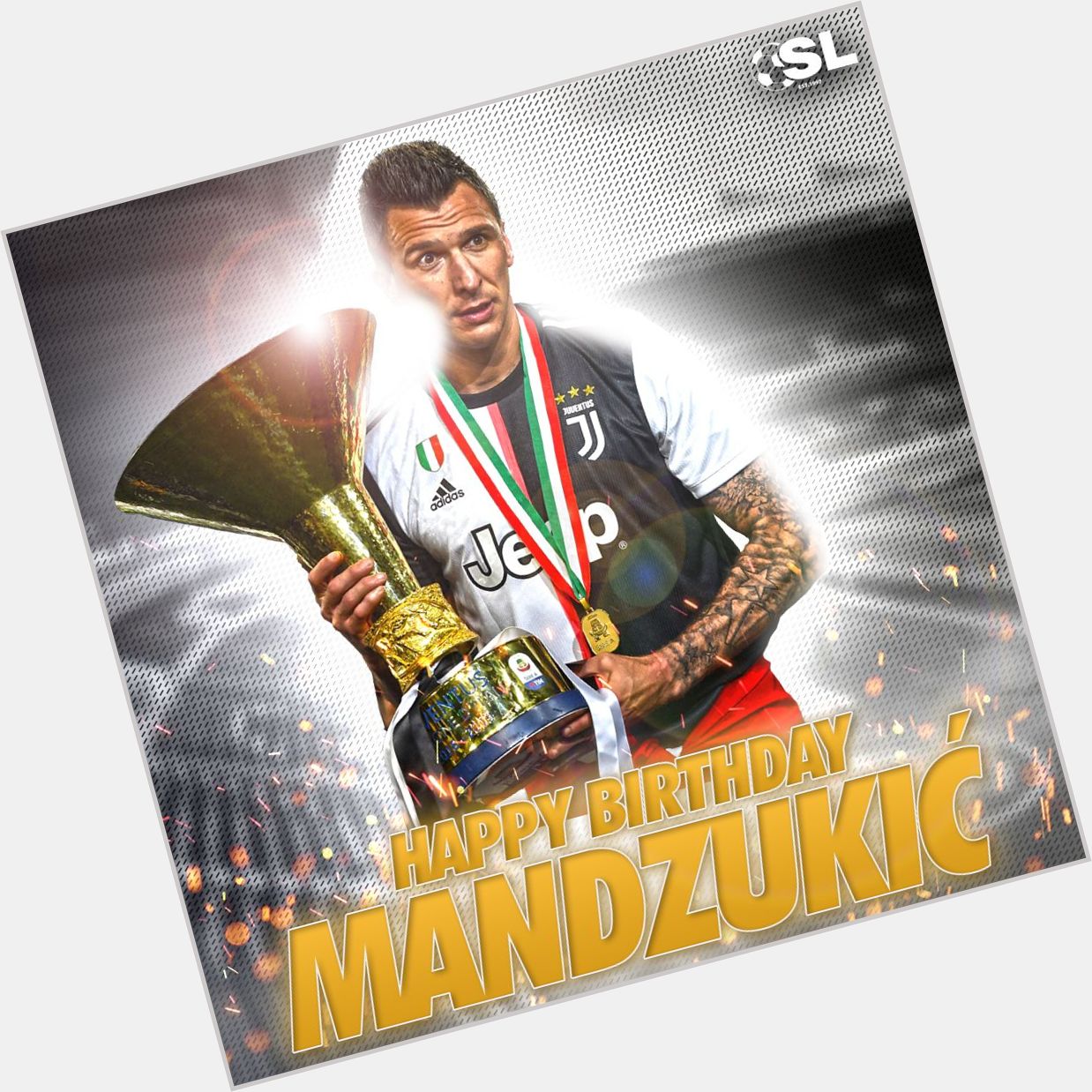 Happy Birthday to Juventus forward, Mario Mandzukic! 