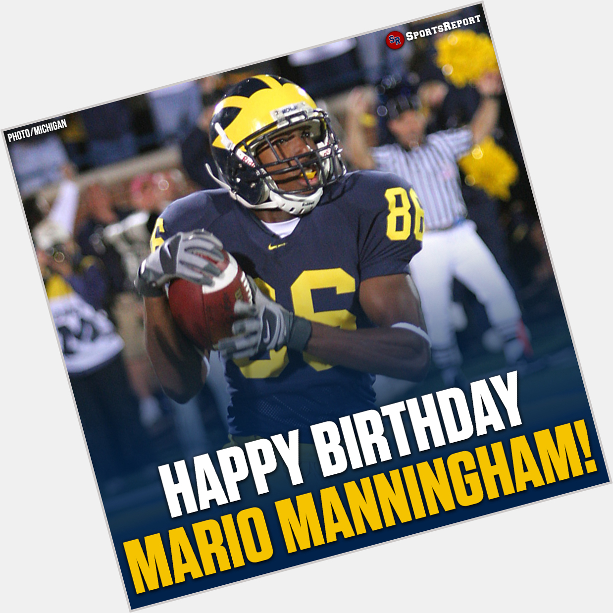  Fans, let\s wish great Mario Manningham a Happy Birthday! 