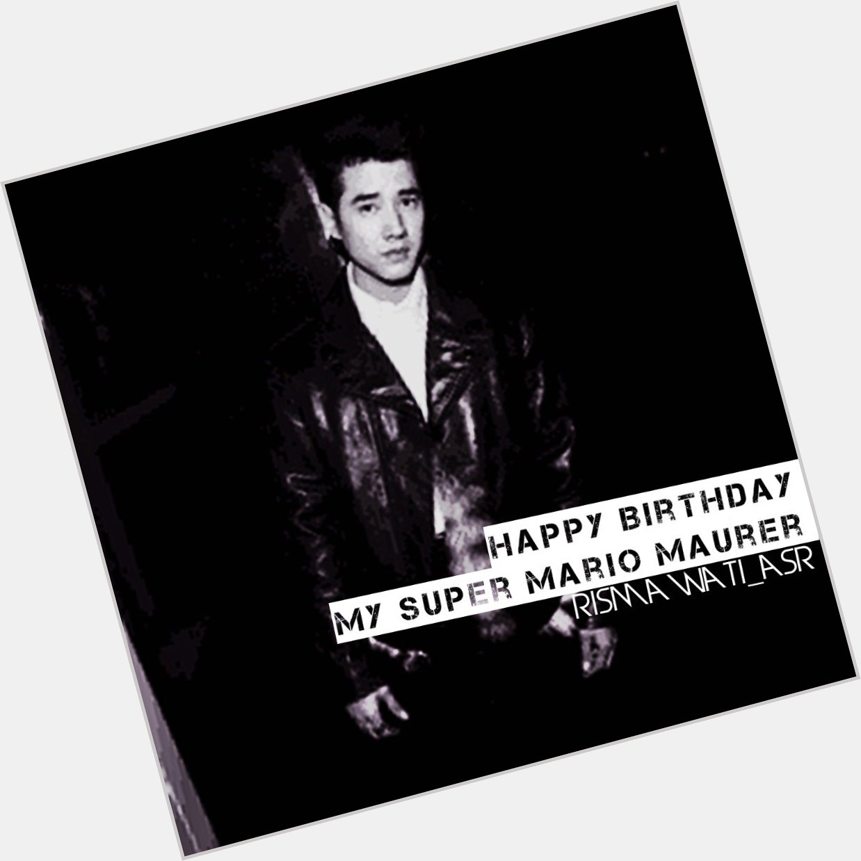  Happy Birthday mysuper Mario Maurer to 27th. Stay handsome, sexy and hot yah! 