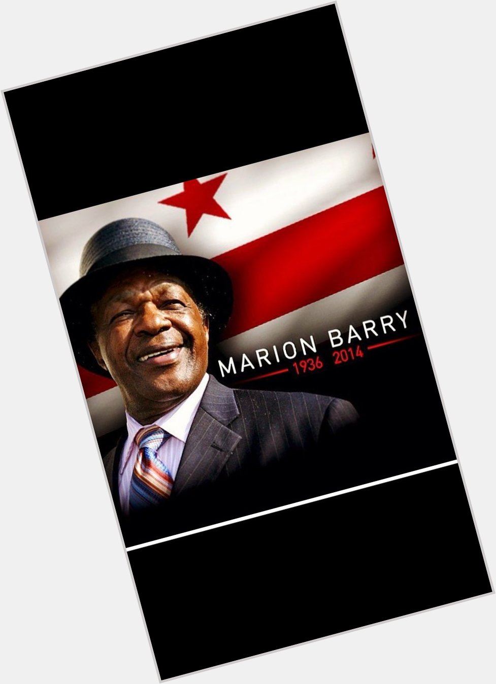 Happy Birthday to the Honorable Marion Barry! Rest well sir. 