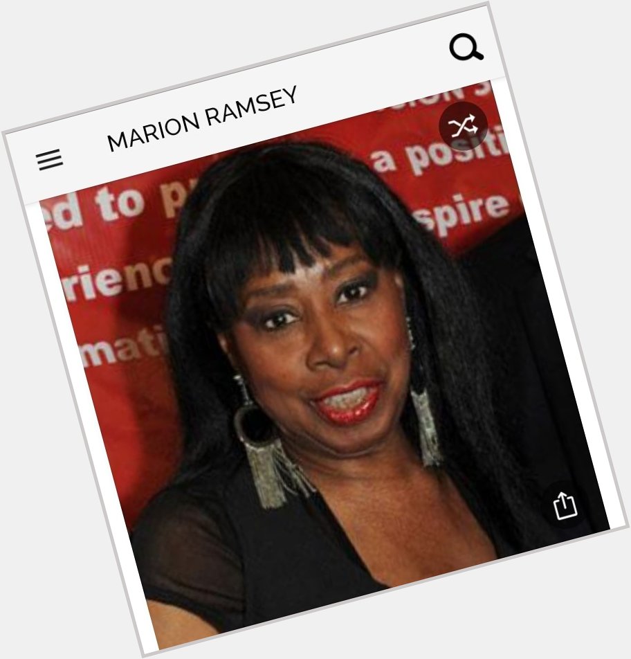 Happy birthday to this great actress.  Happy birthday to Marion Ramsey 