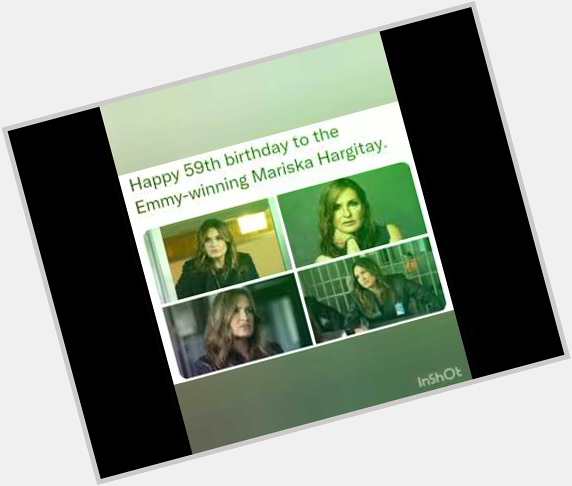 Happy 59th birthday to the Emmy-winning Mariska Hargitay. -  