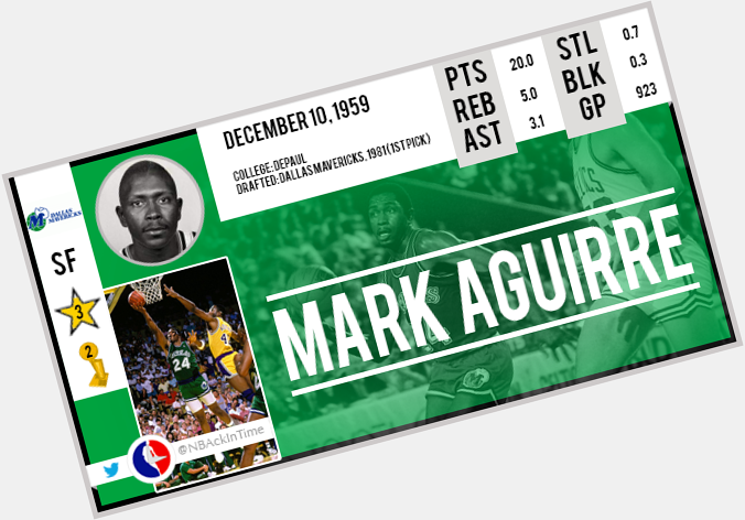 Happy Birthday Mark Aguirre !    