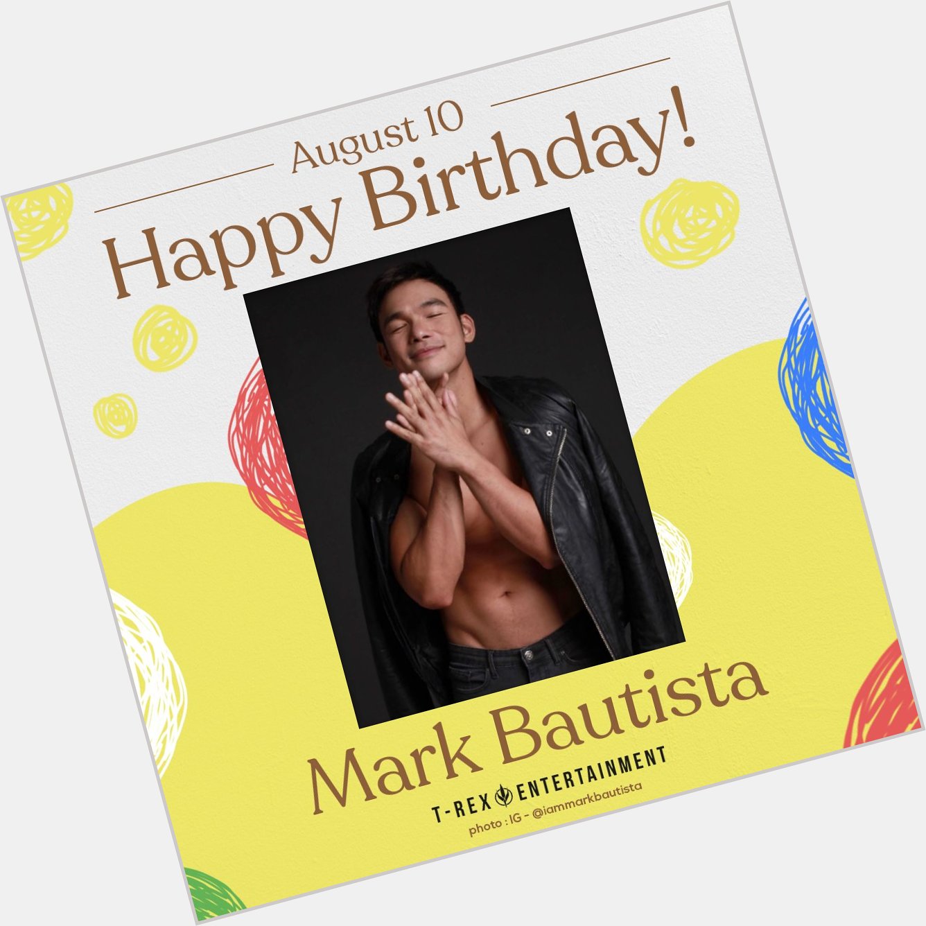 Happy 37th birthday, Mark Bautista Enjoy this special day.  
