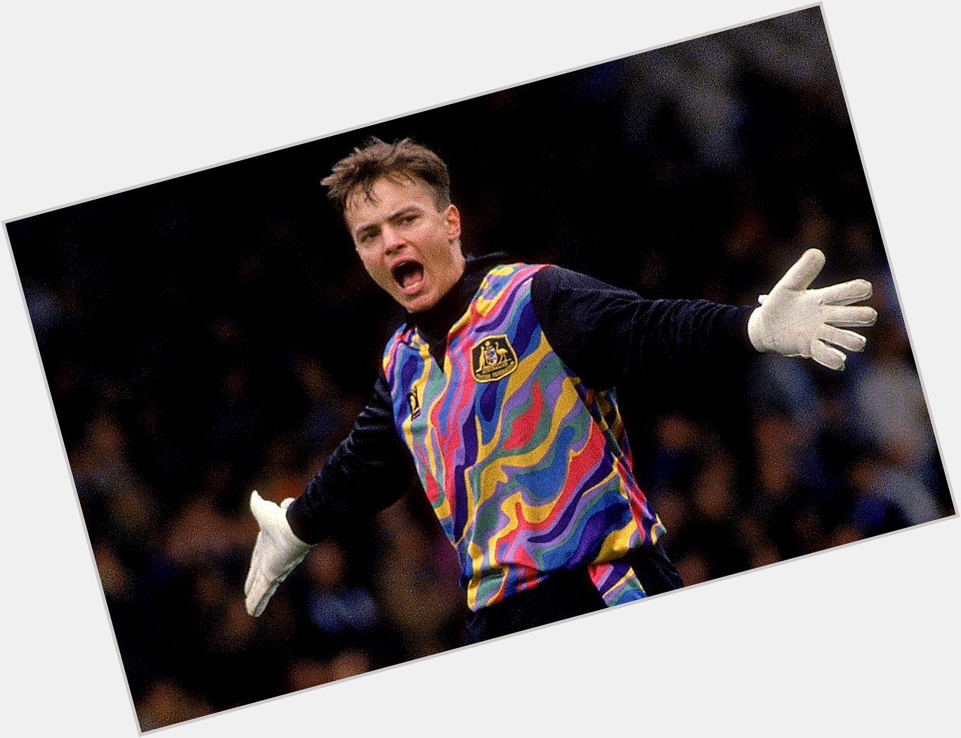 Happy Birthday Mark Bosnich The big man wore some of our favourite GK shirts playing for the Socceroos  