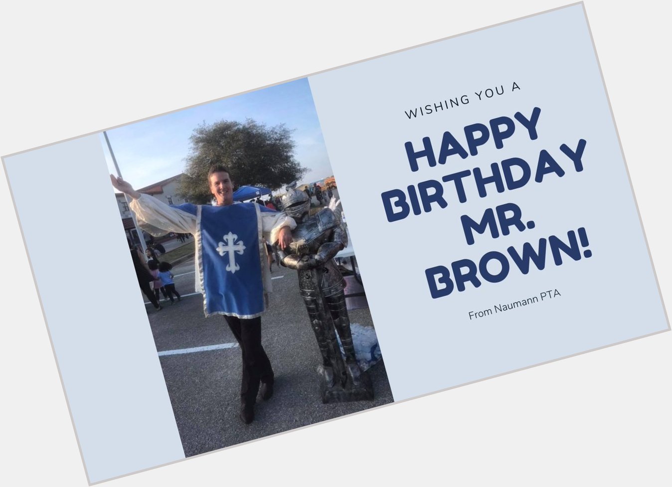 Happy birthday to our amazing assistant principal, Mark Brown! We are so grateful for you. 