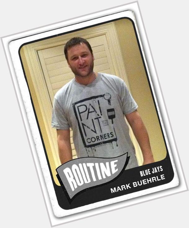 Happy belated Birthday to Mark Buehrle (yesterday)! Here he is rocking a throwback Routine tee. 
