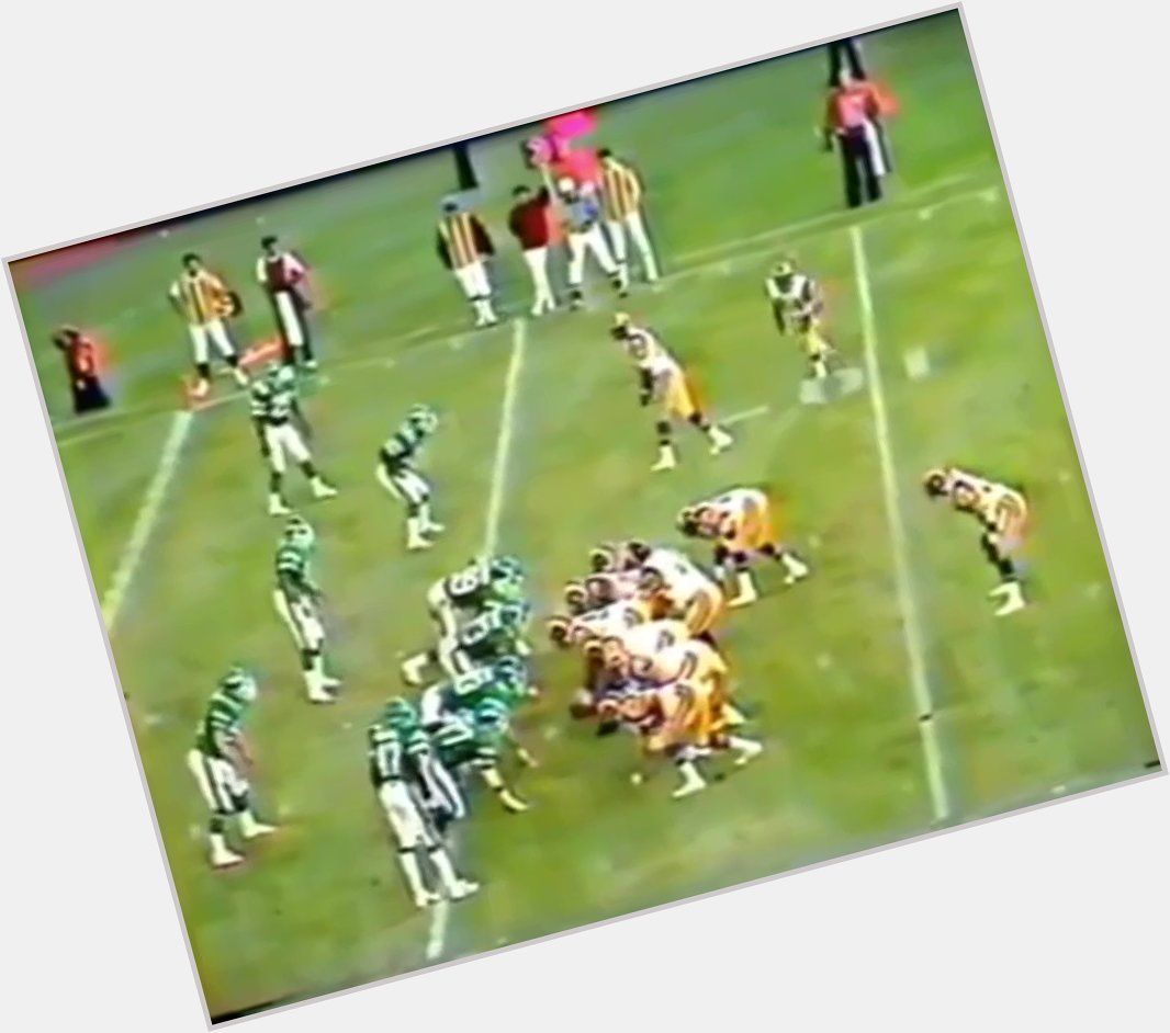 Happy birthday Mark Gastineau. Jackie Slater and the Rams have a present for you! 