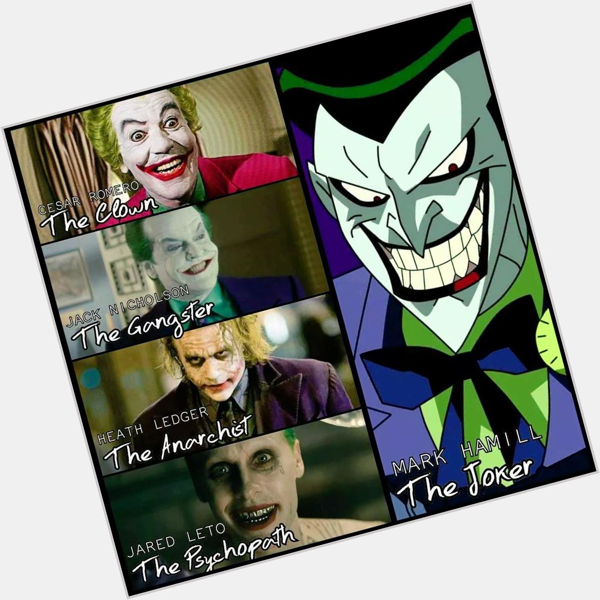 Animated Joker\s the best Joker
After all ya can\t spell Mark Hamill without Arkham
Happy Birthday to 