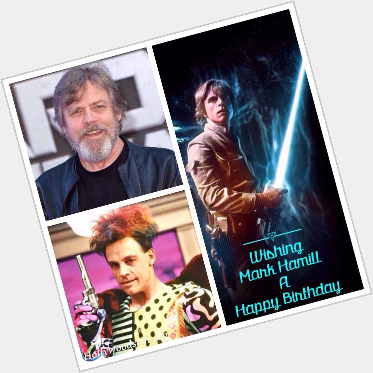  wishes Mark Hamill a Happy Birthday! May the Force be with you, Luke! 