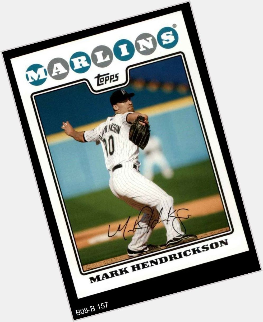 Happy birthday to former Florida pitcher Mark Hendrickson! 