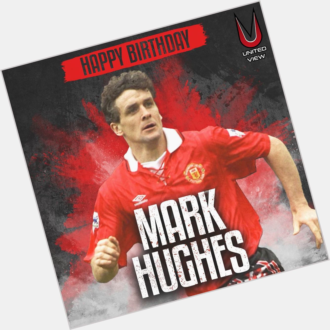 Happy birthday to Mark Hughes!

The former Manchester United forward turns 57 years old today.  