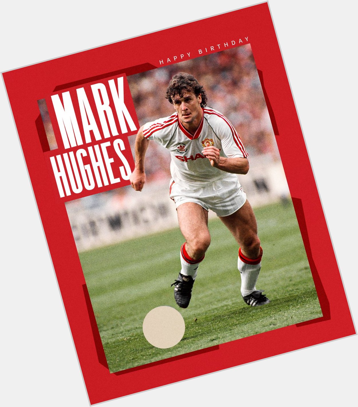 4  6  7  appearances  1  6  3  goals Join us in wishing United legend Mark Hughes a happy birthday!  