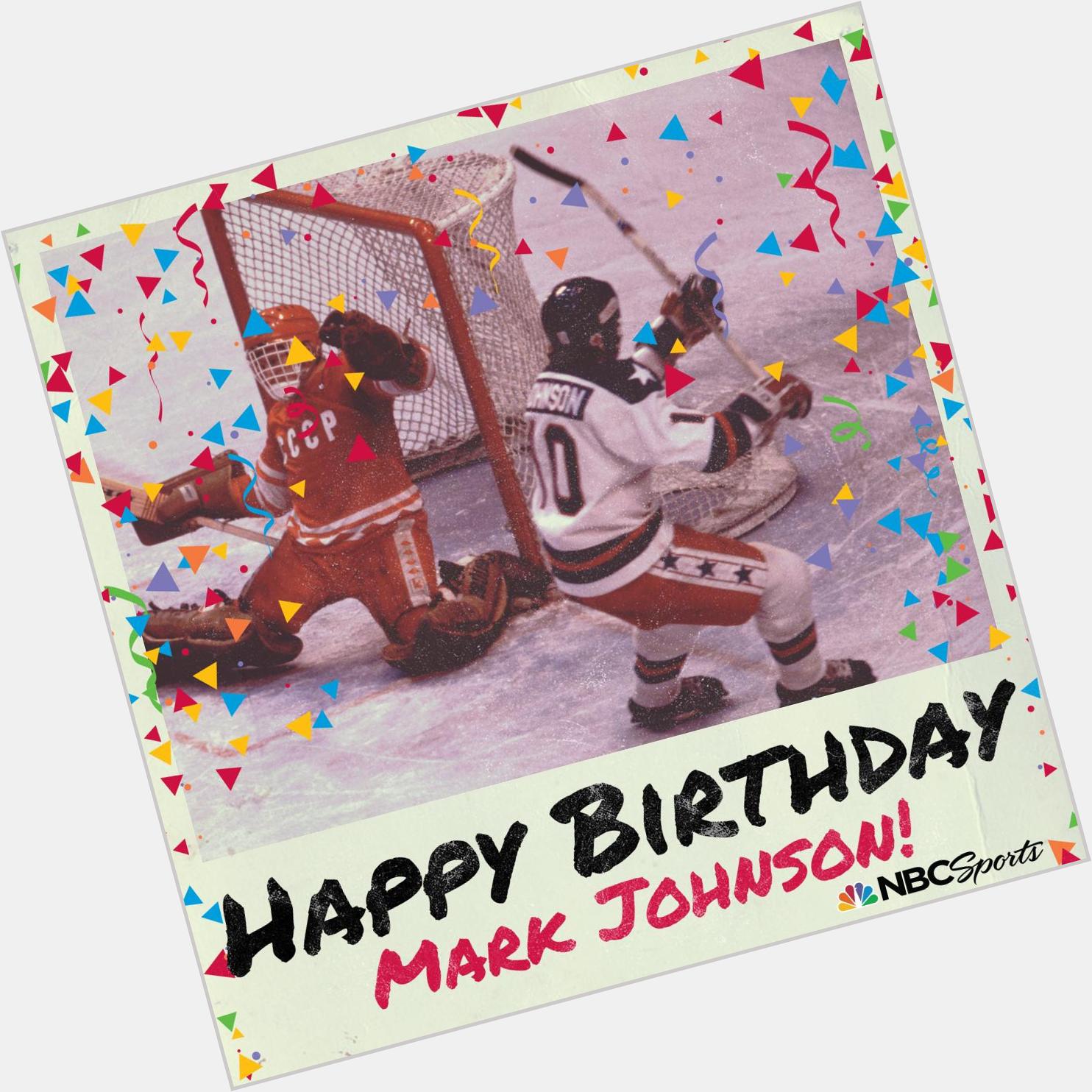 Happy Birthday to 1980 \Miracle on Ice\ hockey team star Mark  Johnson! 