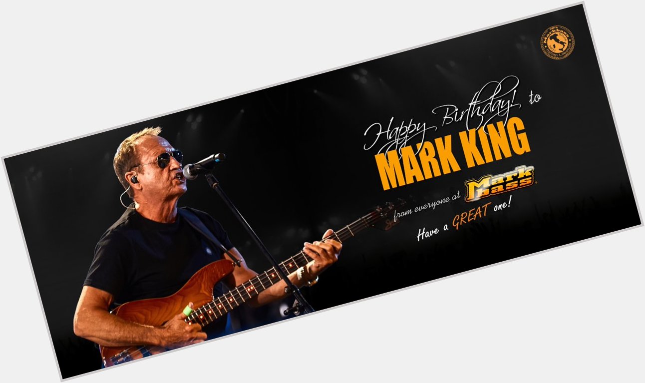 Happy Birthday Mark King! 