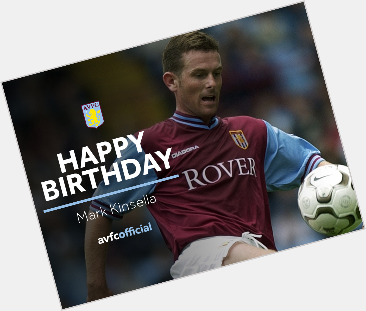 Happy birthday today to former Villan, Mark Kinsella Have a great day, Mark     