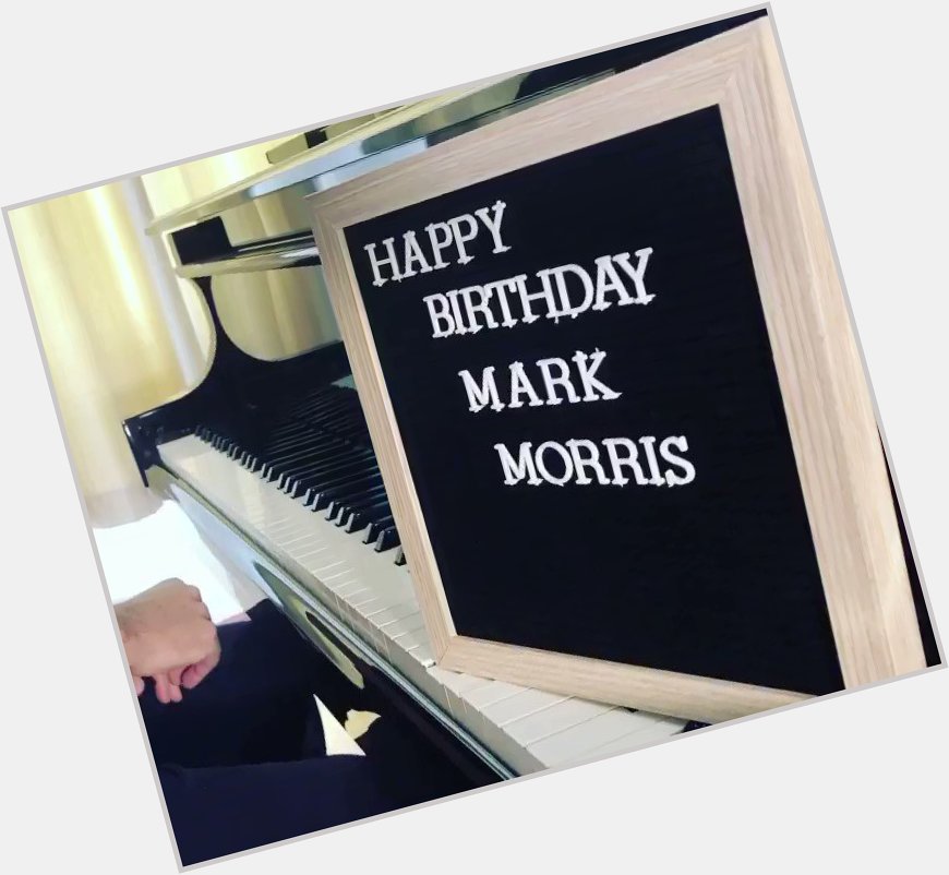 And -- Happy Birthday to the very great Mark Morris!!  