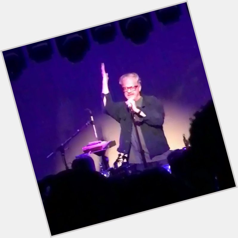 This was a surprise to see Mark Mothersbaugh sing a special happy birthday rendition for 50th.. 