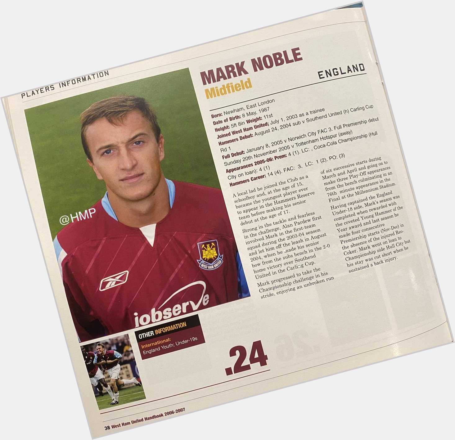 Happy 35th Birthday to our captain Mark Noble,many happy returns,hope you have a great day!        