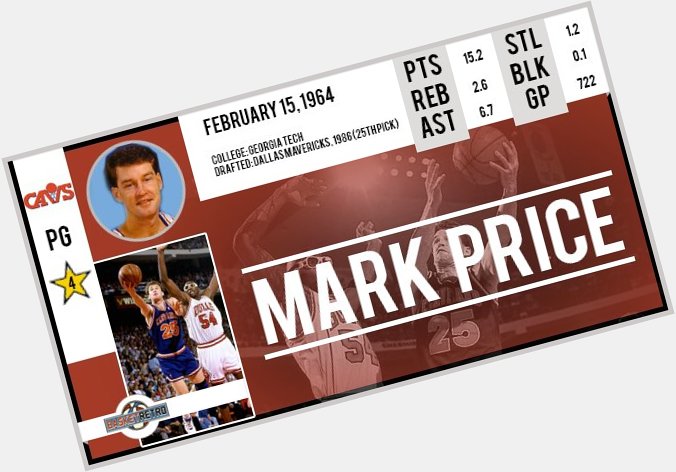 Happy birthday Mark Price !    