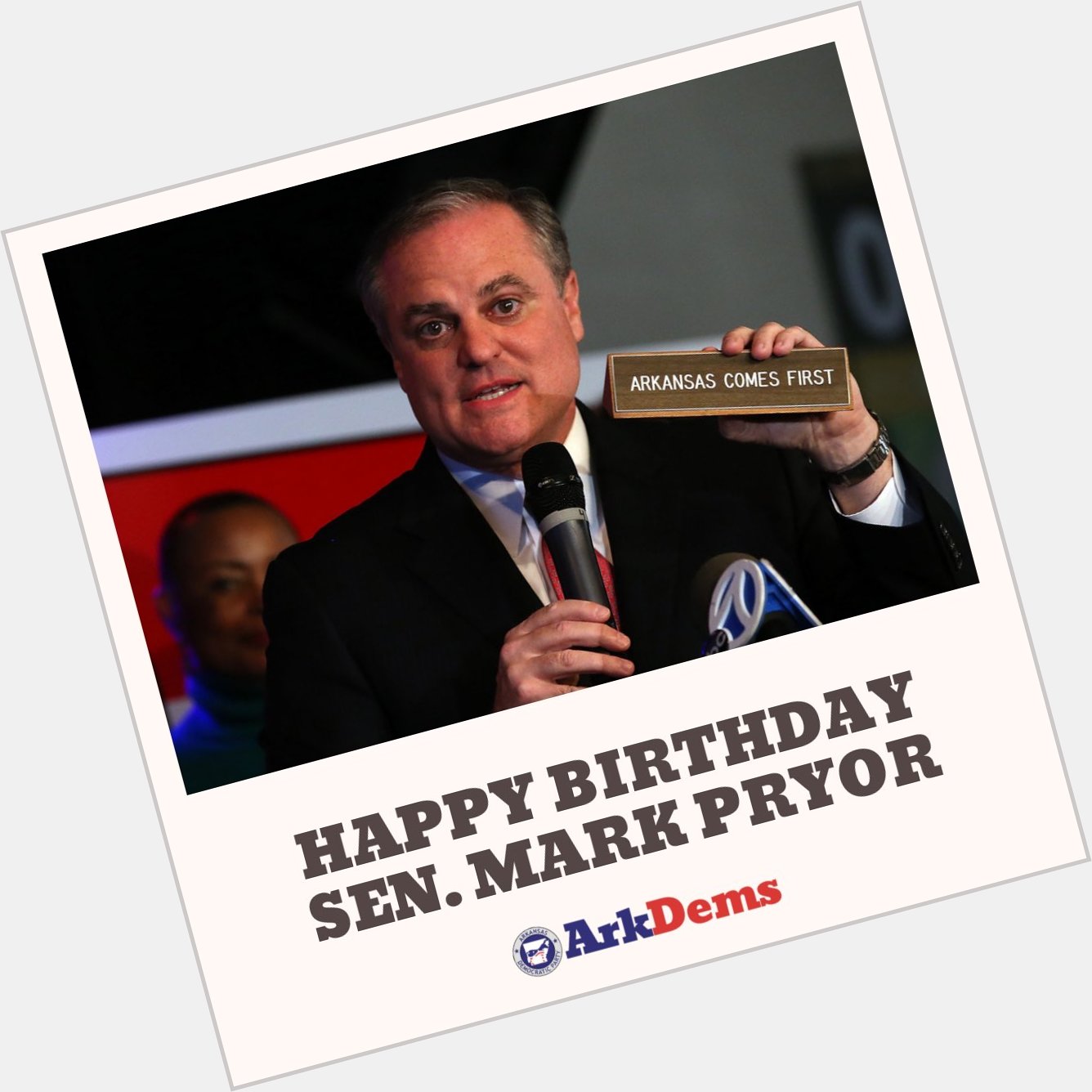  Happy birthday to Sen. Mark Pryor! Our state and our nation appreciate your service. Arkansas Comes First! 