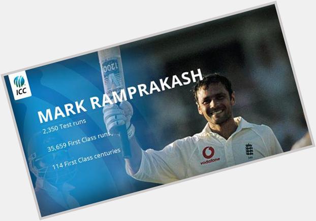 Happy Birthday to one of only 25 players to score 100 First Class 100s, Mark Ramprakash!...  