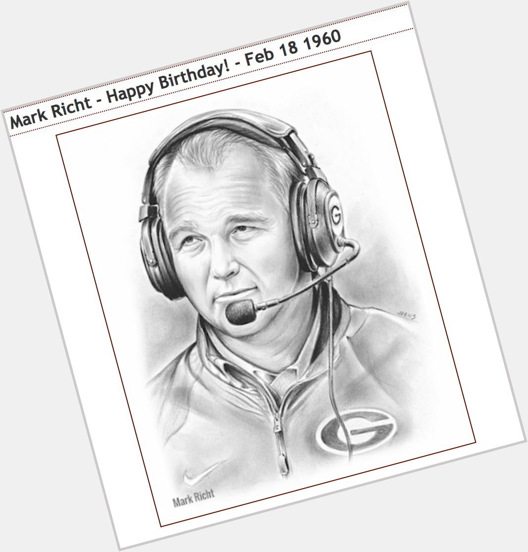 Happy Birthday Mark Richt
 