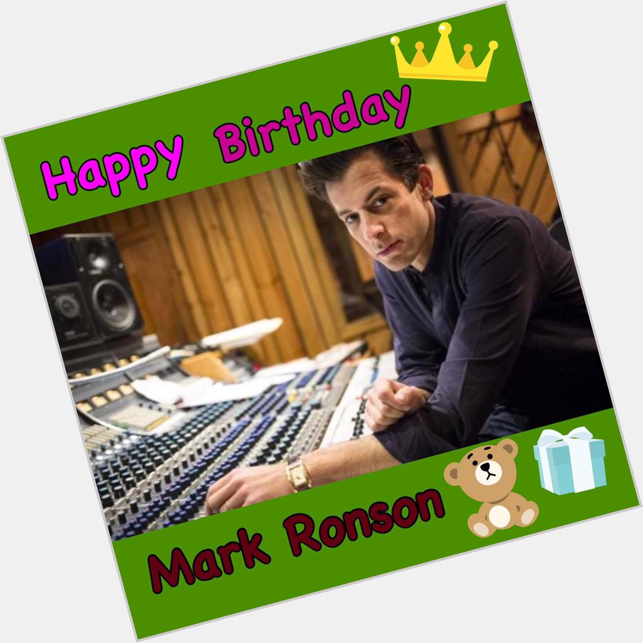  Happy birthday Mark Ronson       