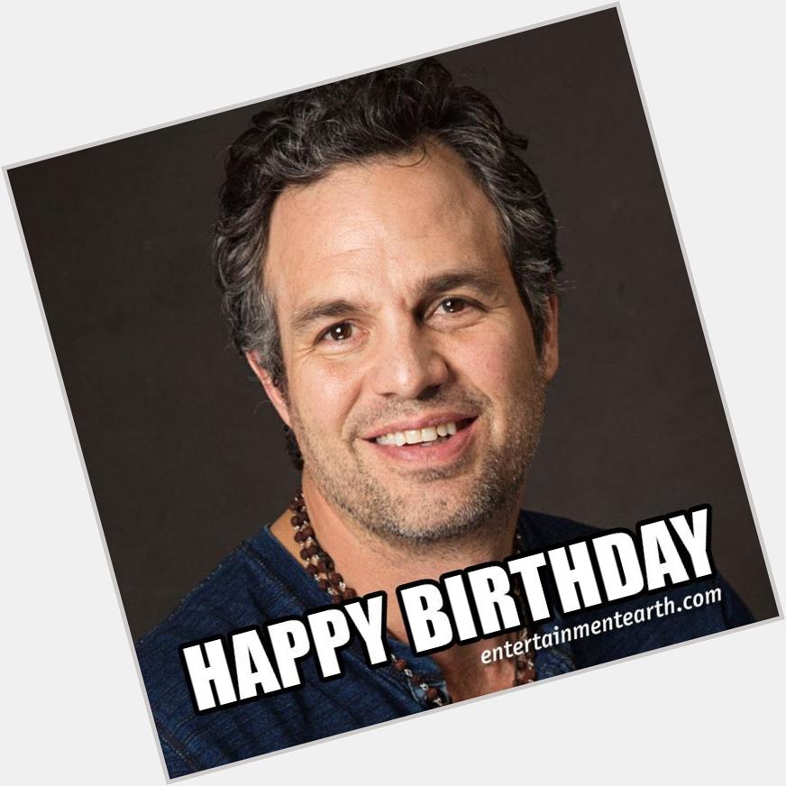 Happy 47th Birthday to Mark Ruffalo of Avengers! Shop  Collectibles:  