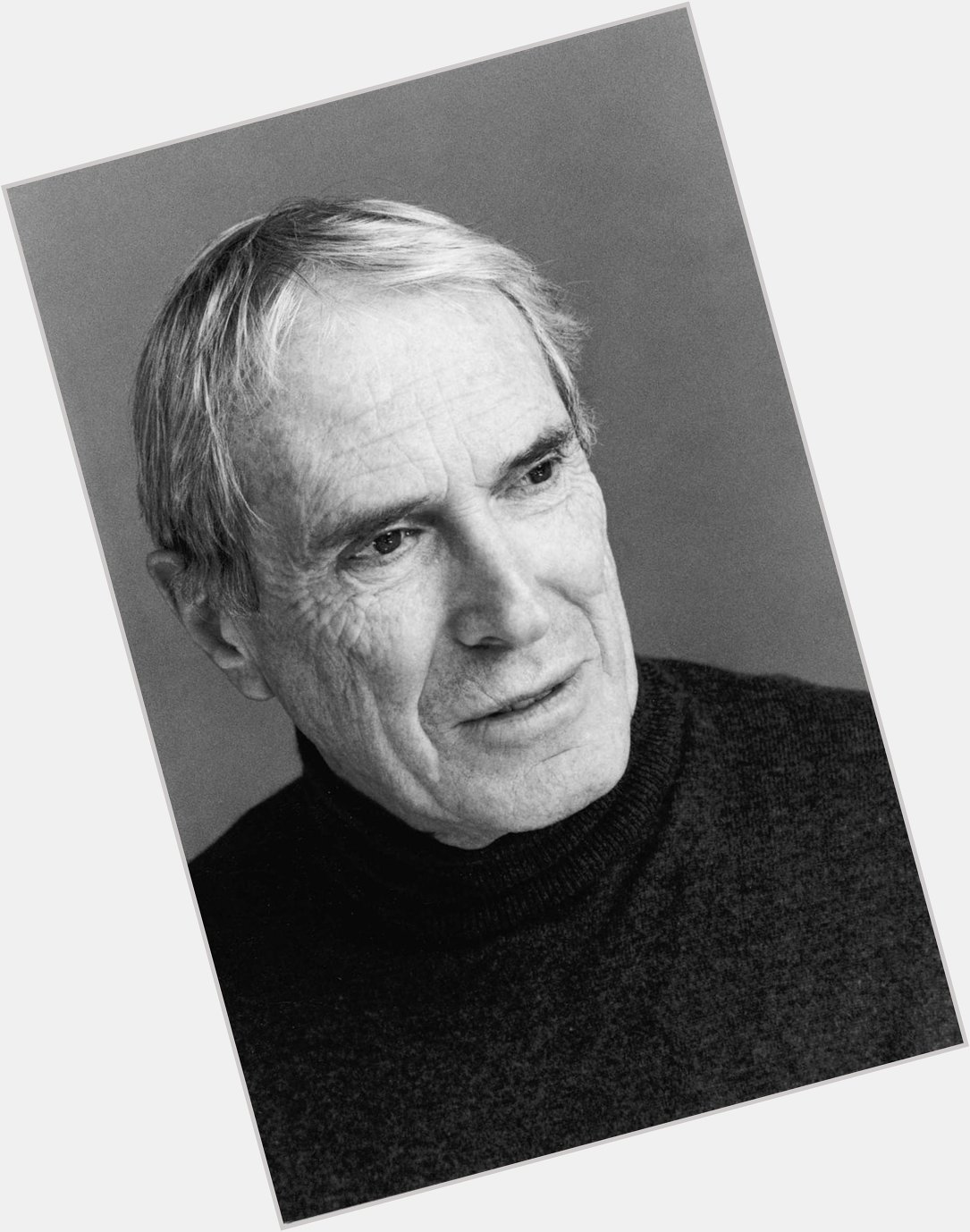 Happy birthday, Mark Strand!      