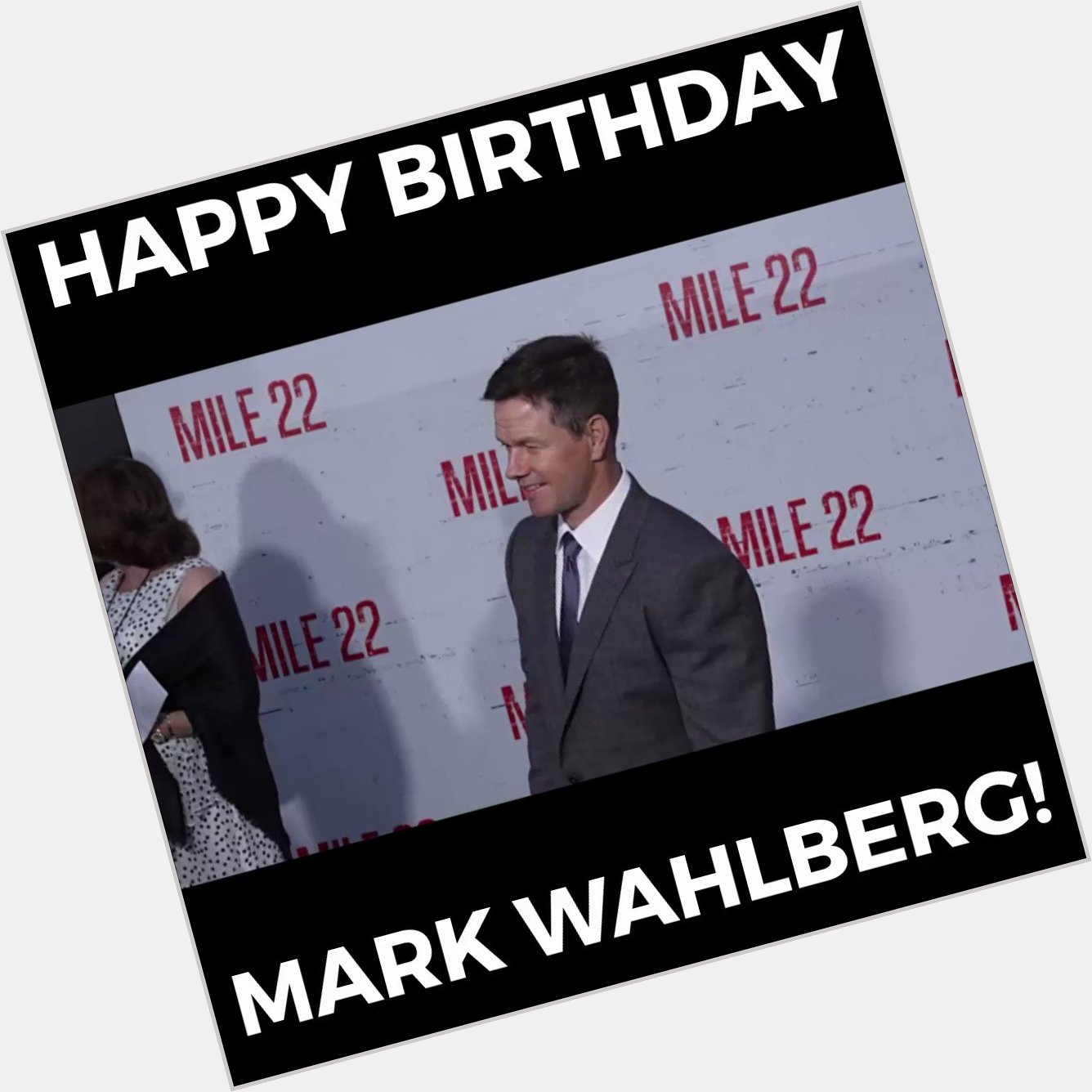 Happy Birthday, Mark Wahlberg!  