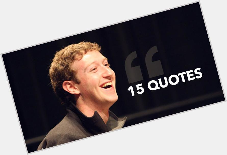 Happy 31st birthday Mark Elliot Zuckerberg:  