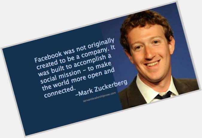Happy Birthday Mark Zuckerberg, born today 1984      