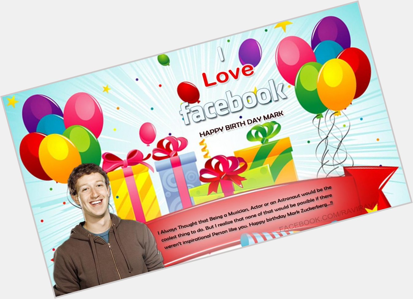 Happy birthday Mark Zuckerberg !! 