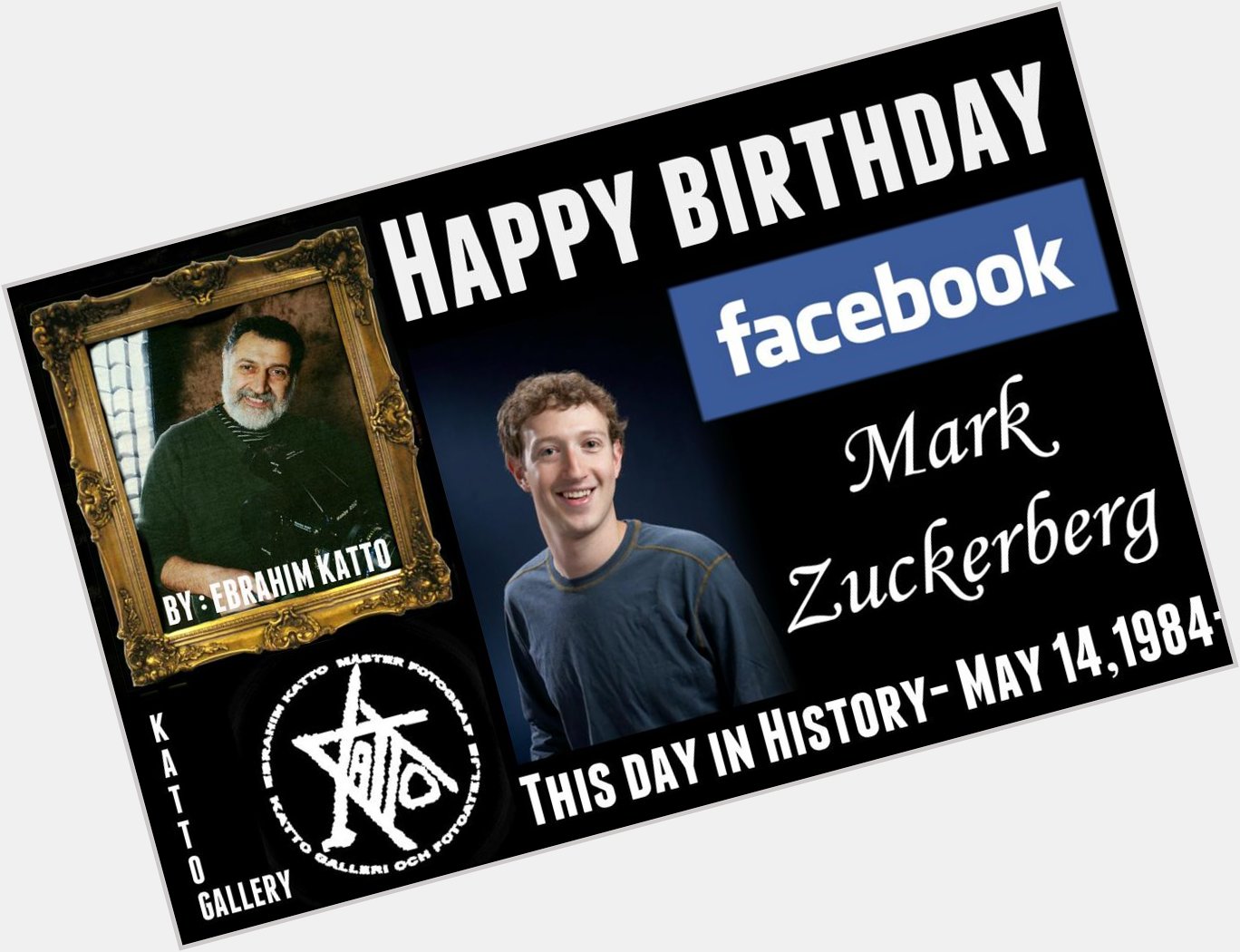 This day in History- May 14,1984-
 (  Happy birthday  to you Mark Zuckerberg )
The founder and CEO of Facebook . 